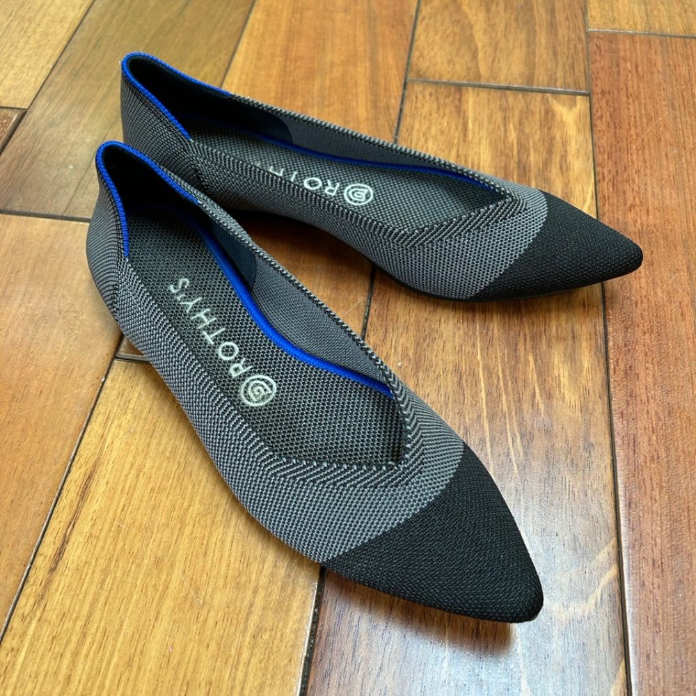 Rothy's Smoke Cap Toe Points